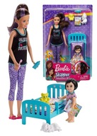 BÁBIKA BARBIE SKIPPER, BABY DETSKÁ POSTEĽKA OPATROVATEĽKA