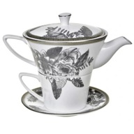 hrnček a kanvica z porcelánu Bogucice set Tea For One TAFO