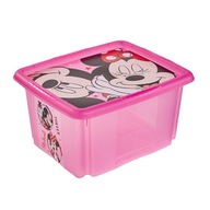 NÁDOBA S viečkom 24l box na hračky MINNIE MOUSE