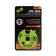 FOX Carp Rigs Edges Zig Rigs 8 12lb 12ft