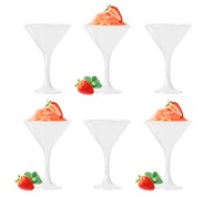 6x MARTINI POHÁR NA NÁPOJE, BIELY 150 ml