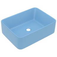 vidaXL Luxusné umývadlo Matte Blue 41x30x12 cm Keram