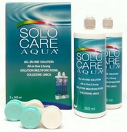 SET: SOLO CARE AQUA LENS LIQUIDS 2 x 360 ml + 2 nádobky