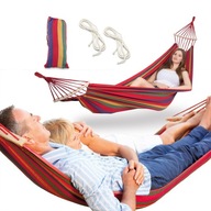 Dvojlôžkové GARDEN HAMMOCK ležadlo záhradná hojdačka COMFORTABLE ROCKER s barom