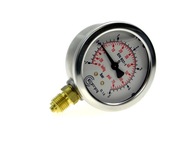 Vákuový manometer Glycerínový manometer od -1 do +5 bar 1/4