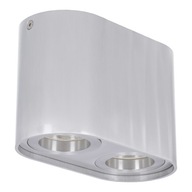 SURFACE MOUNTED GU10 bodové svietidlo pre LED SILVER