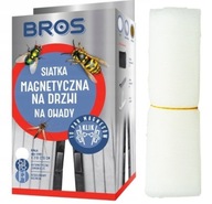 BROS Magnetická sieťka na dvere 100x220cm BIELA