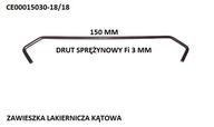 Lakové vešiaky S CE00015030-18 / 18 1000 ks.