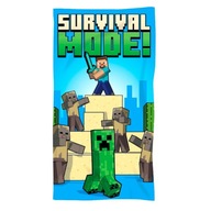 Plážová osuška Minecraft Survival z mikrovlákna 70x140