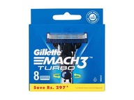 GILLETTE MACH 3 NÁPLŇ DO STROJA TURBO 8 KS