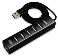 Unitek HUB 7x USB2.0 BLACK ; Y-2160