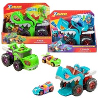 T-RACERS SADA MEGA KOLESÁ T-SHARK & T-REX AUTA Spúšťač A VODIČ