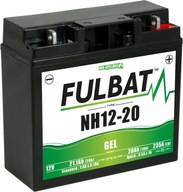 Fulbat NH12-20 GEL batéria 12V 20Ah 51913 12-19