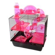 KLIETKA HAMSTER CAGE TEDDY LUX ROCKY TERASA DRINKER