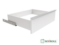 SEVROLLBOX Slim 3D zásuvka V=131, biela, L-400mm