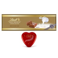 Lindt švajčiarska mliečna čokoláda + srdce 50g na sväté prijímanie