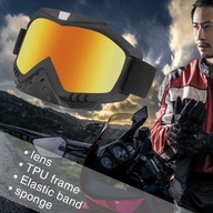 Moto okuliare vetruodolný materiál ľahký rad