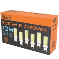 G9 LED žiarovka 10W 1080 lm teplá biela