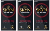 Kondómy SKYN INTENSE FEEL s cvočkami, nelatexové, stimulujúce, 30 ks.