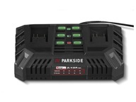 DVOJITÁ RÝCHLONABÍJAČKA PARKSIDE MODEL PDSLG 20 B1 VÝKON 220W 2x 4,5A!!!