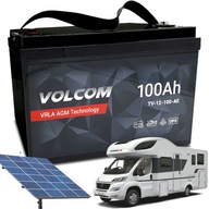 VÝKONNÁ AGM BATÉRIA BEZÚDRŽBOVÁ KAMERA PV NAPÁJAČ 12V 100Ah 1200Wh