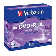 VERBATIM DVD+R DL 8,5 GB 8X DVOJVRSTVOVÉ POUZDRO NA JEWEL*5 43541