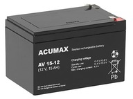 BATÉRIA AGM VRLA ACUMAX AV 15 Ah 12 V 12 V AV15 AV15-12 UPS BIKE