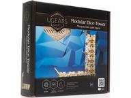 Drevená hračka UGEARS 3D Modular Dice Tower