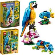 LEGO CREATOR 31136 DARČEK EXOTICKÝ PAPAGÁJ 3v1