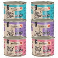 Wiejska Farm Wet Food Food for the Cott Mix Chutnosti 6 x 200 g