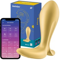 Vibračný análny kolík ovládaný aplikáciou, USB Satisfyer