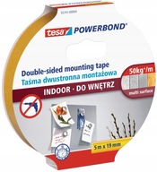 TESA PowerBond Obojstranná interiérová montážna páska 5m x 19mm