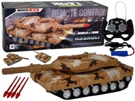 RC TANK DIAĽKOVÉ OVLÁDANIE VOJENSKÉ VOZIDLO ŽLTÉ