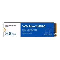 WD Blue SN580 500 GB M.2 2280 NVMe SSD (4000/3600 MB/s) WDS500G3B0E