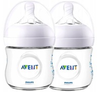 2 x AVENT Natural Fľaša 125ml + Cumlík 0m