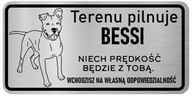 Attention Dog Nerezová doska s menom psíka