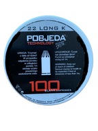 DLHÝ KALIBER 6 MM POBJEDA MUNÍCIA - 100 KUS