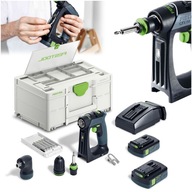 Festool CXS 18 C 3.0 sada 2xAku vŕtačka/skrutkovač