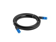 LANBERG PATCHCORD S/FTP CAT.6A 1M ČIERNA LSZH CCA