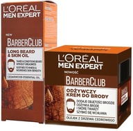 LOREAL Men Expert Barber Výživný krém + olej na fúzy pre mužov