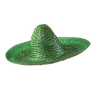 SOMBRERO MEXICKÝ KLOBÚK ZELENÝ KRYT