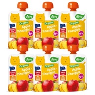 DEVA Bio Fruit mousse jablko ananás 6x90g