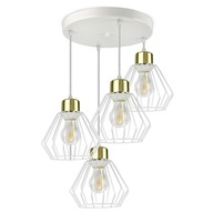 Lustrové stropné svietidlo GLAMOUR White Gold