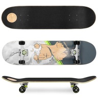 KLASICKÝ SKATEBOARD KANADSKÝ JAVOR ABEC7 GUMA