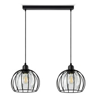 Závesná lampa Loft Luster Sklenené drôtené gule