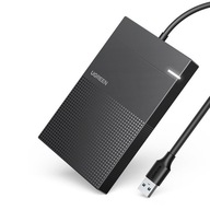 2,5'' HDD SSD kryt s USB káblom 1,5 Gbps čierny