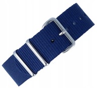 NATO remienok na hodinky 20mm NAVY BLUE