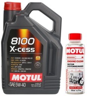 MOTUL 8100 X-CESS OIL 5W40 5L + VÝPLACH MOTORA