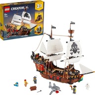 Veľký set LEGO Creator Pirátska loď 3 v 1 31109