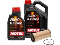 MOTUL 8100 X-CLEAN+ 5W30 6L + OLEJOVÝ FILTER OE649/7